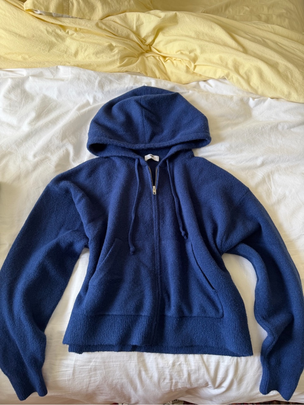Aritzia Peyton Zip Hoodie Byron Blue